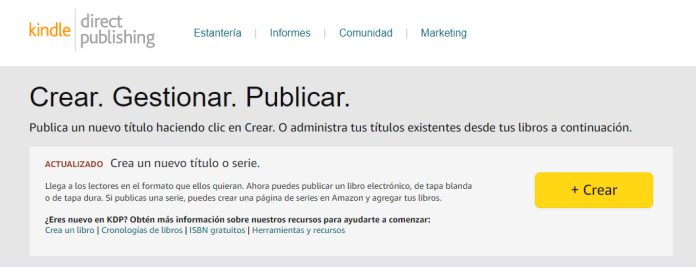 Cómo subir un libro a Amazon KDP gratis